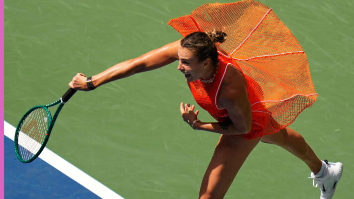Aryna Sabalenka's eye-catching US Open dress
