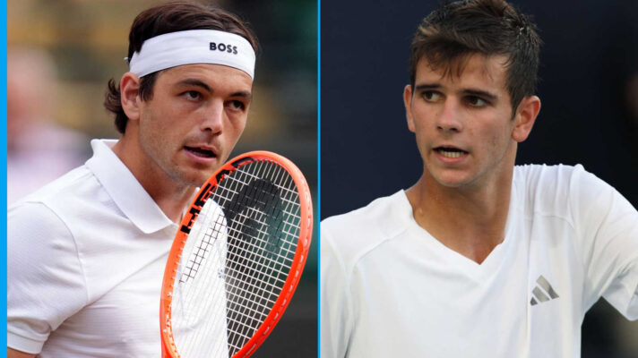 Pictured: Taylor Fritz and Rafael Jodar