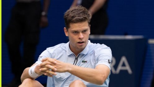 Pictured: Alexander Blockx at the US Open