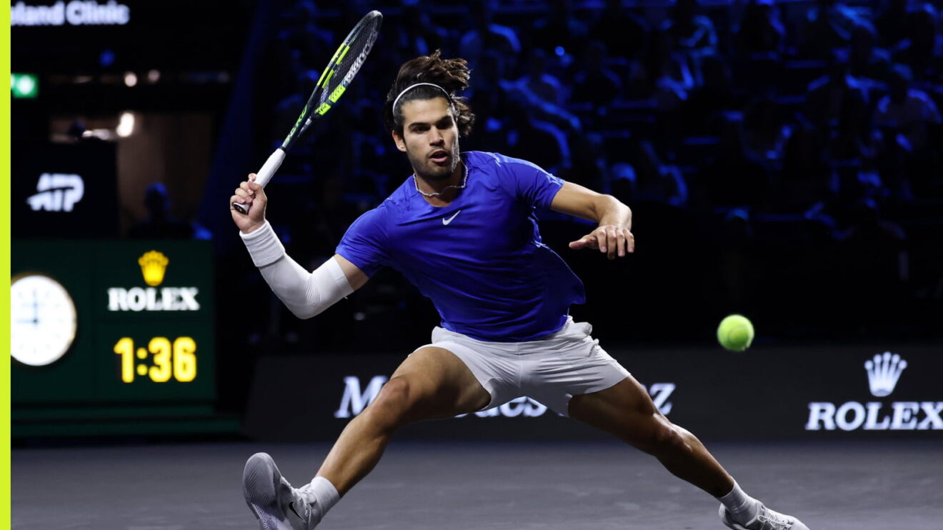 Carlos Alcaraz at the Laver Cup