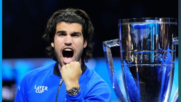 Carlos Alcaraz at the Laver Cup