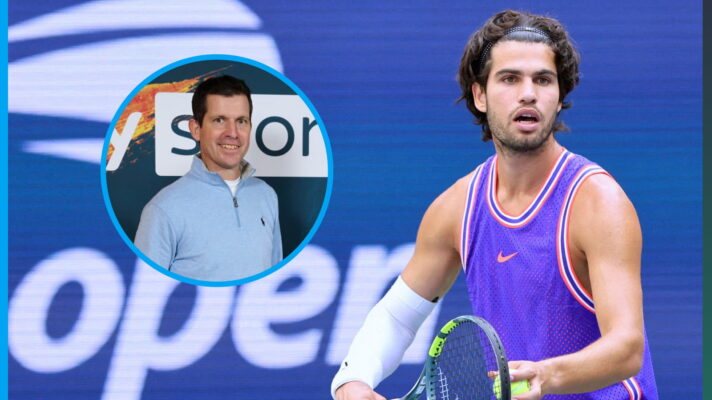 Carlos Alcaraz and Tim Henman