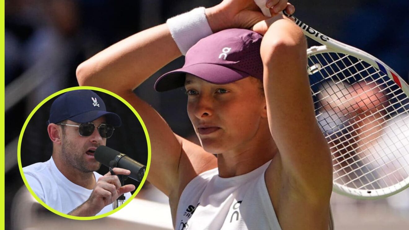Andy Roddick and Iga Swiatek