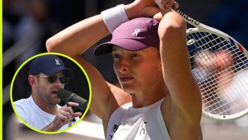 Andy Roddick and Iga Swiatek