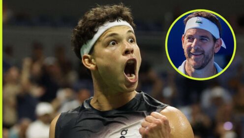 Ben Shelton and Juan Martin del Potro