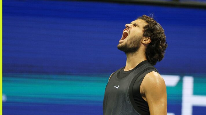 Carlos Alcaraz at the 2026 US Open.