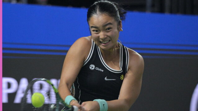 Alex Eala at the Singapore Open