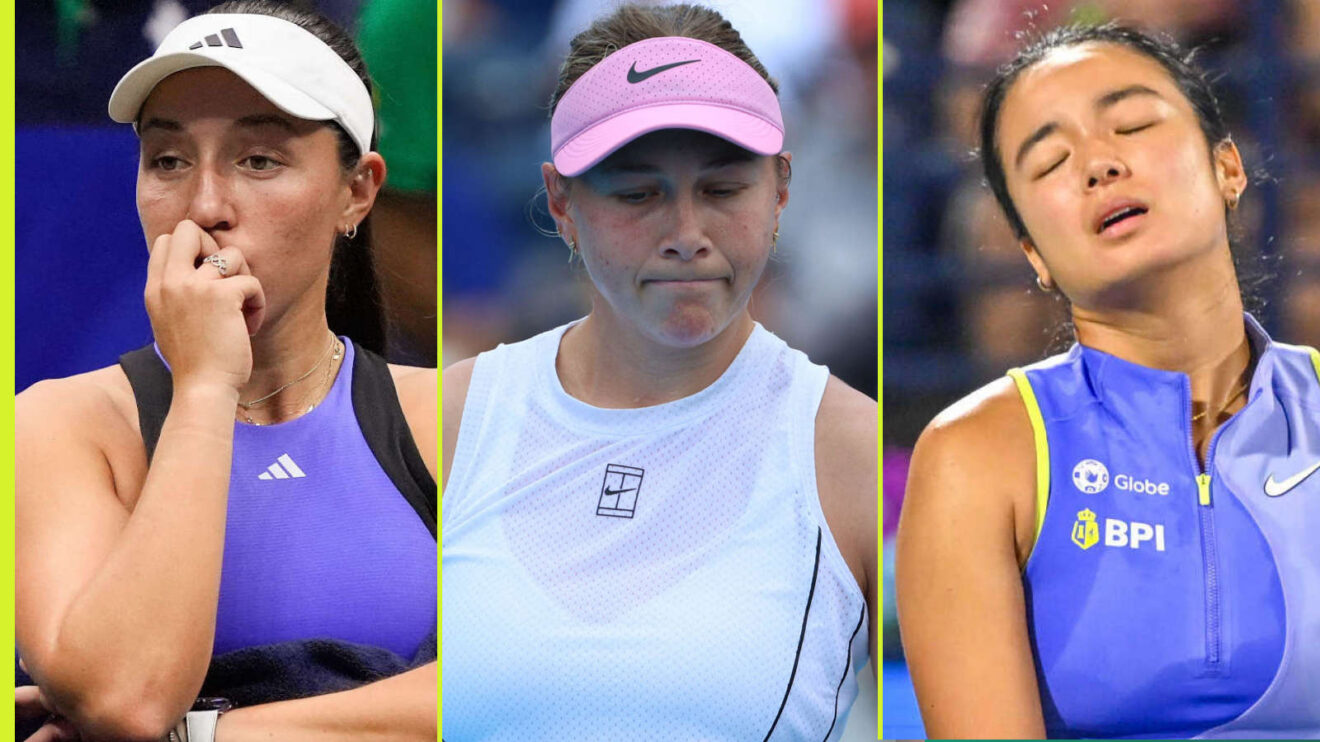 Pictured: Jessica Pegula, Amanda Anisimova and Alex Eala