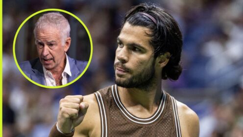 John McEnroe and Carlos Alcaraz