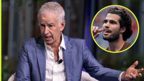 John McEnroe and Carlos Alcaraz