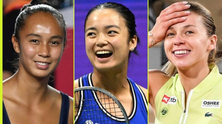 Leylah Fernandez, Alex Eala and Maja Chwalinska