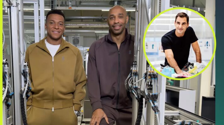 Kylian Mbappe and Thierry Henry