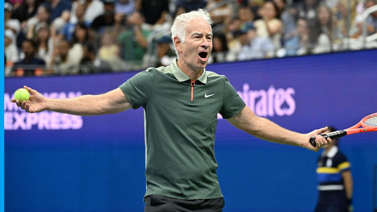 John McEnroe at the US Open