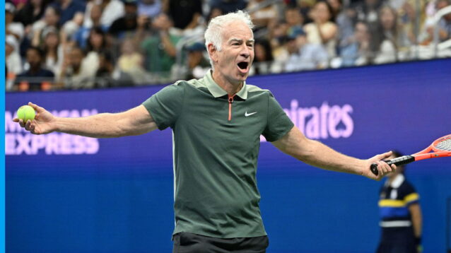John McEnroe at the US Open