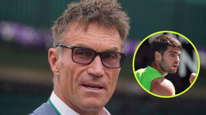 Pat Cash at Wimbledon in 2026.