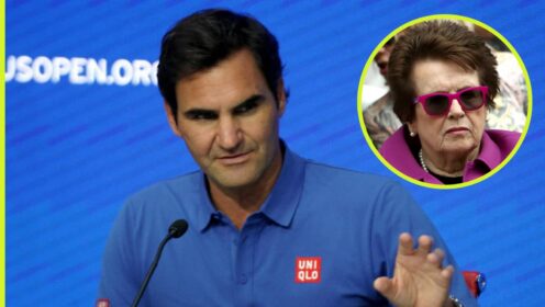 Roger Federer and Billie Jean King