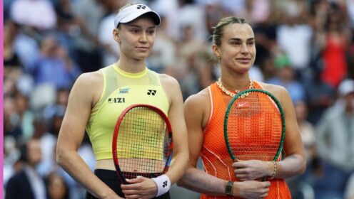 Elena Rybakina and Aryna Sabalenka