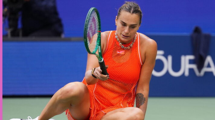 Aryna Sabalenka in the US Open final