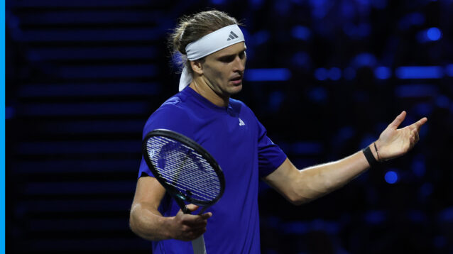 Alexander Zverev at the Laver Cup