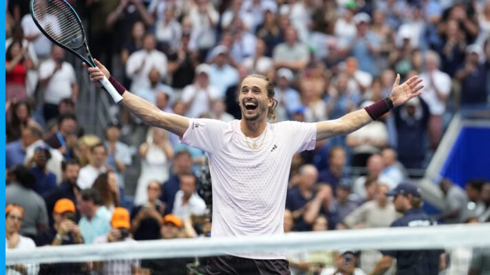 Alexander Zverev at the US Open
