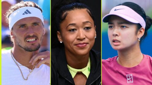 Alexander Zverev, Naomi Osaka and Alex Eala