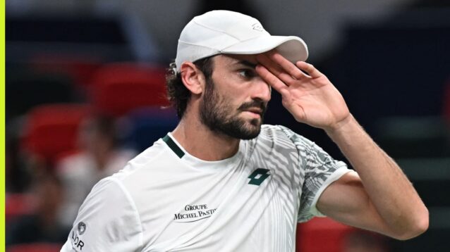 Pictured: Valentin Vacherot at the Shanghai Open