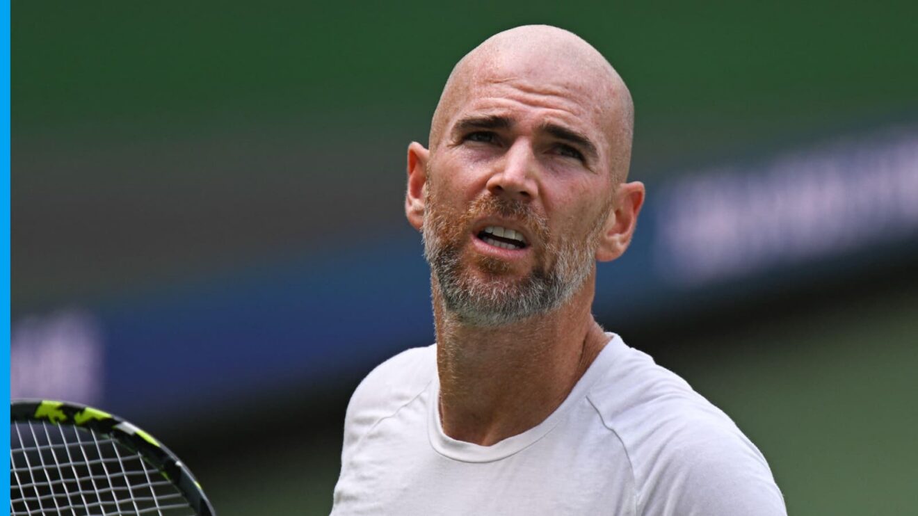 Pictured: Adrian Mannarino at the Shanghai Open