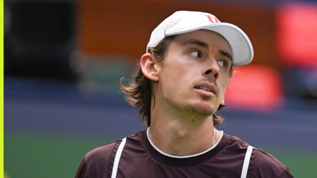 Alex de Minaur at the 2026 Shanghai Masters.