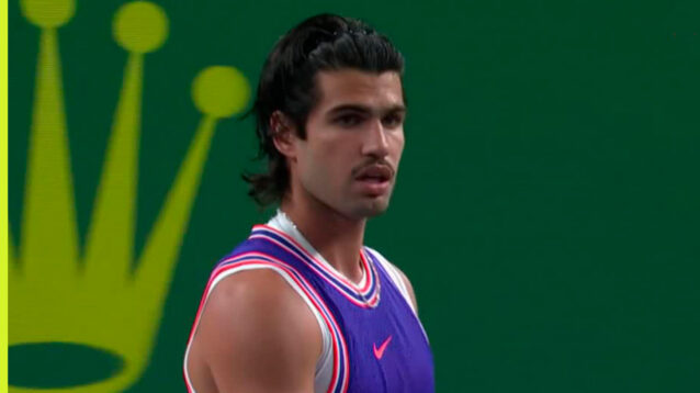 Carlos Alcaraz at the Shanghai Masters