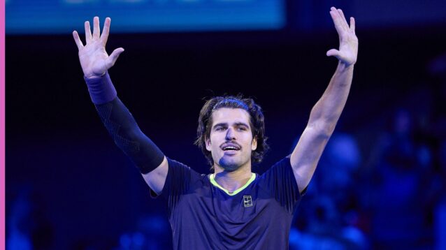 Carlos Alcaraz at the 2026 Vienna Open.