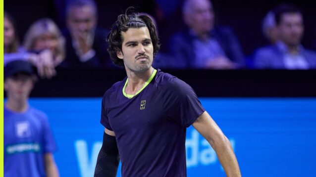 Carlos Alcaraz at the 2026 Vienna Open.