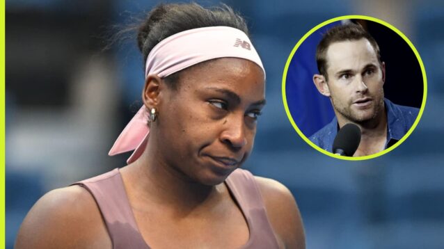 Coco Gauff and Andy Roddick