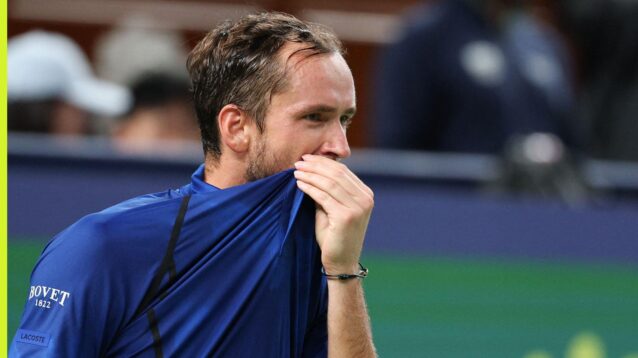 Daniil Medvedev at the 2026 Shanghai Masters.