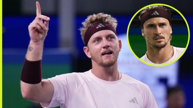 Alejandro Davidovich Fokina and Alexander Zverev