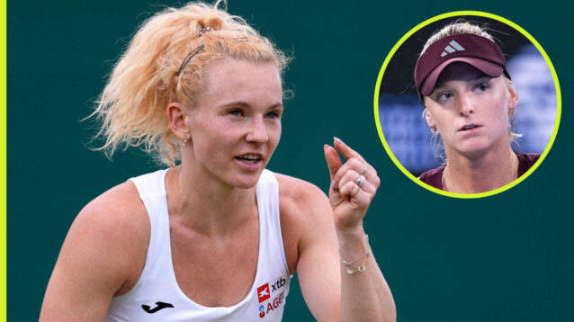 PicturedL na Siniakova with inset of Ashlyn Krueger
