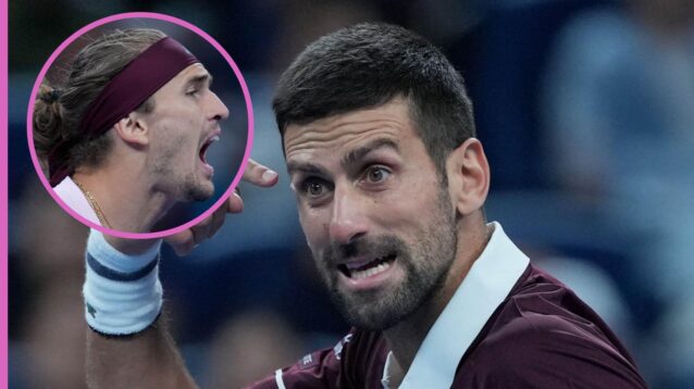 Novak Djokovic and Alexander Zverev