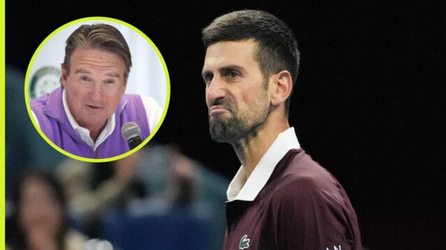Novak Djokovic and Jimmy Connors