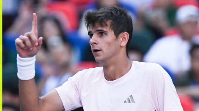 Rafael Jodar celebrates in Shanghai
