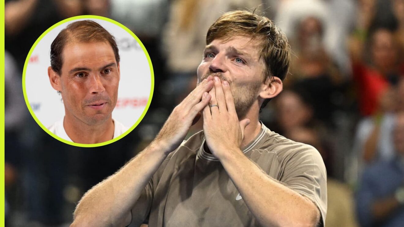 Rafael Nadal and David Goffin