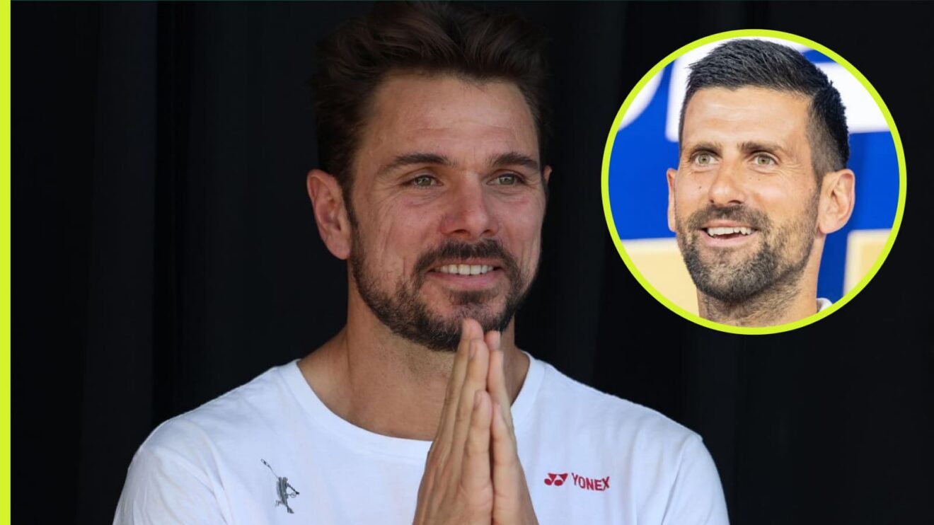 Stan Wawrinka and Novak Djokovic