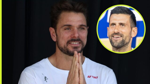 Stan Wawrinka and Novak Djokovic