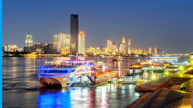 Wuhan at night